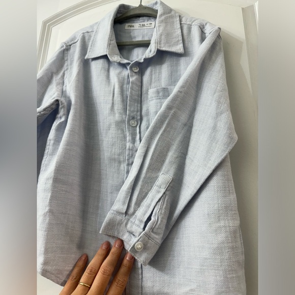 Zara Boy button down shirt, size 3-4 years - Picture 4 of 7